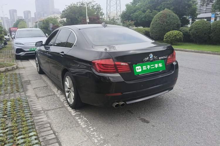 Used BMW 5 Series 2013 530Li Leading Model Rear Left 45 Deg