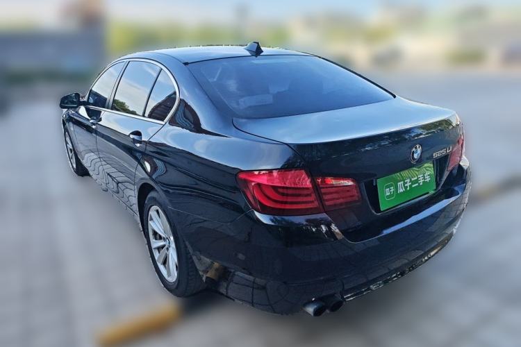 Used BMW 5 Series 2013 525Li Leading Model Rear Left 45 Deg