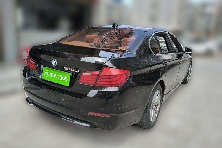 Used BMW 5 Series 2013 525Li Leading Model Rear Right 45 Deg