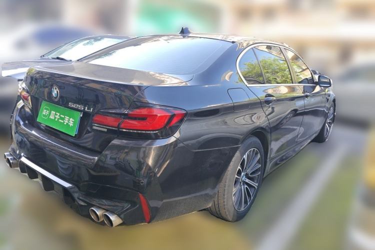 Used BMW 5 Series 2013 525Li Luxury Model Rear Right 45 Deg