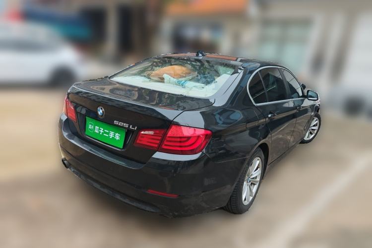 Used BMW 5 Series 2013 525Li Leading Model Rear Right 45 Deg