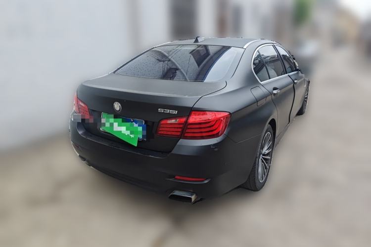 Used BMW 5 Series 2013 535Li Leading Model Rear Right 45 Deg