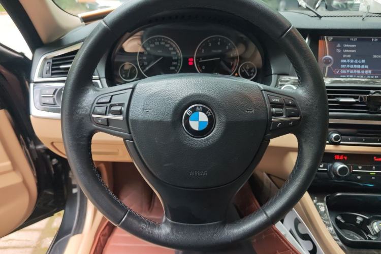 Used BMW 5 Series 2013 525Li Leading Model Steering Wheel