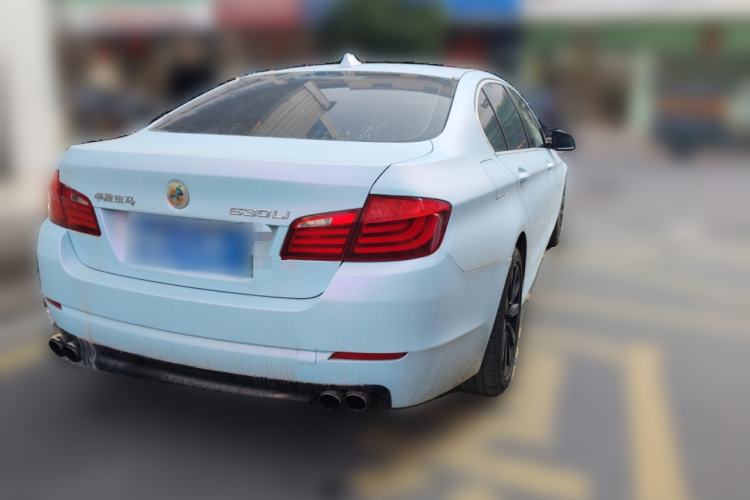 Used BMW 5 Series 2013 530Li Leading Model Rear Right 45 Deg