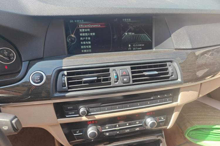 Used BMW 5 Series 2013 530Li Leading Model Audio And AC Panel