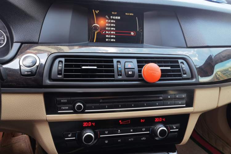 Used BMW 5 Series 2013 525Li Leading Model Audio And AC Panel