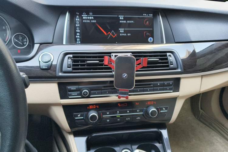 Used BMW 5 Series 2013 525Li Leading Model Audio And AC Panel