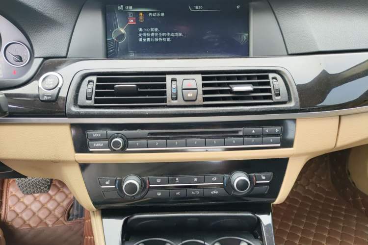 Used BMW 5 Series 2013 525Li Luxury Model Audio And AC Panel