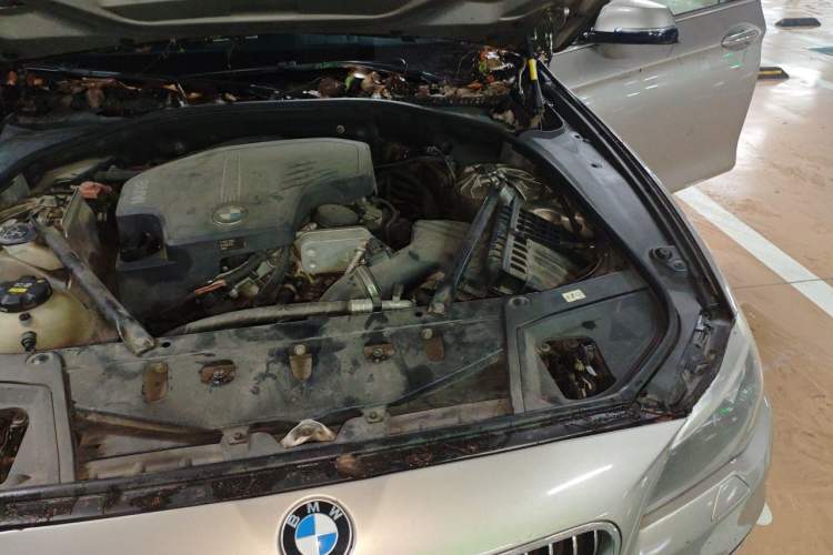 Used BMW 5 Series 2013 525Li Leading Model Engine Bay Left