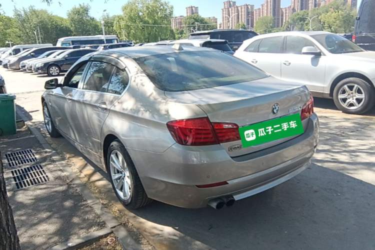 Used BMW 5 Series 2013 525Li Luxury Model Rear Left 45 Deg