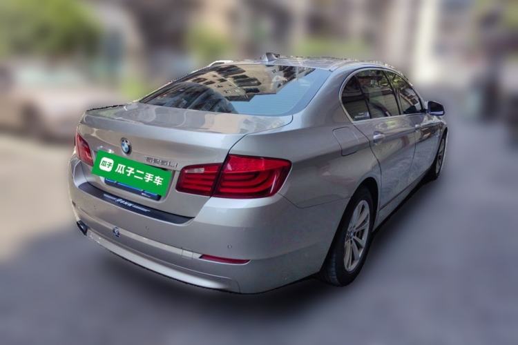 Used BMW 5 Series 2013 525Li Luxury Model Rear Right 45 Deg