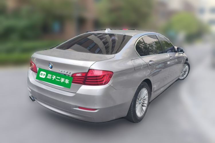 Used BMW 5 Series 2013 525Li Leading Model Rear Right 45 Deg