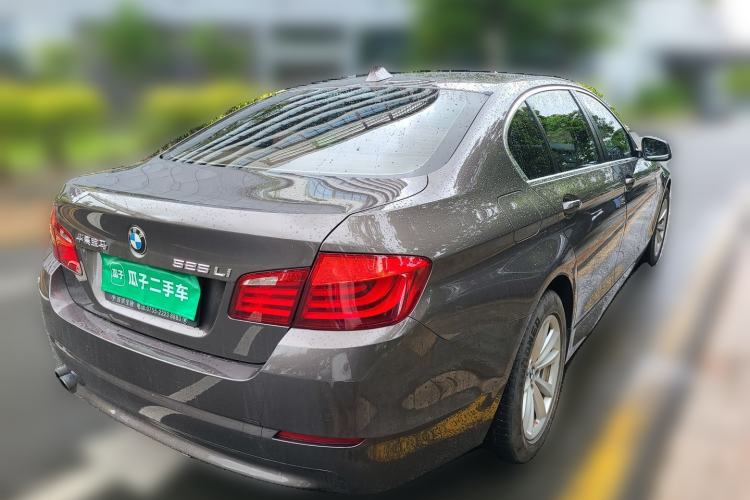 Used BMW 5 Series 2013 525Li Leading Model Rear Right 45 Deg
