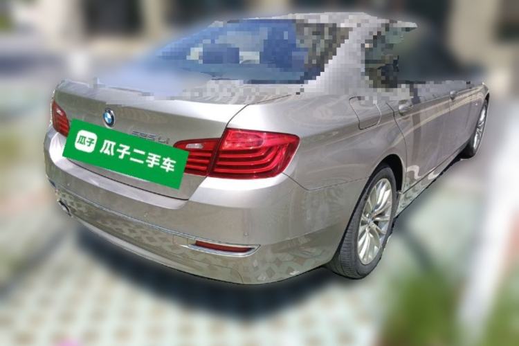 Used BMW 5 Series 2013 525Li Luxury Model Rear Right 45 Deg