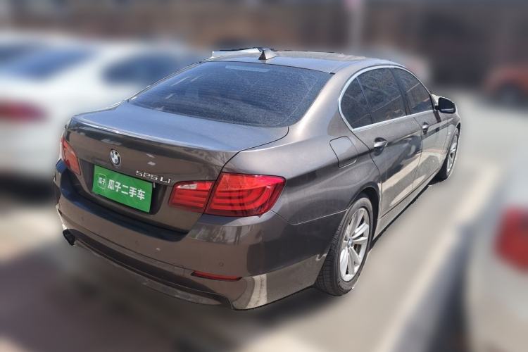 Used BMW 5 Series 2013 525Li Luxury Model Rear Right 45 Deg