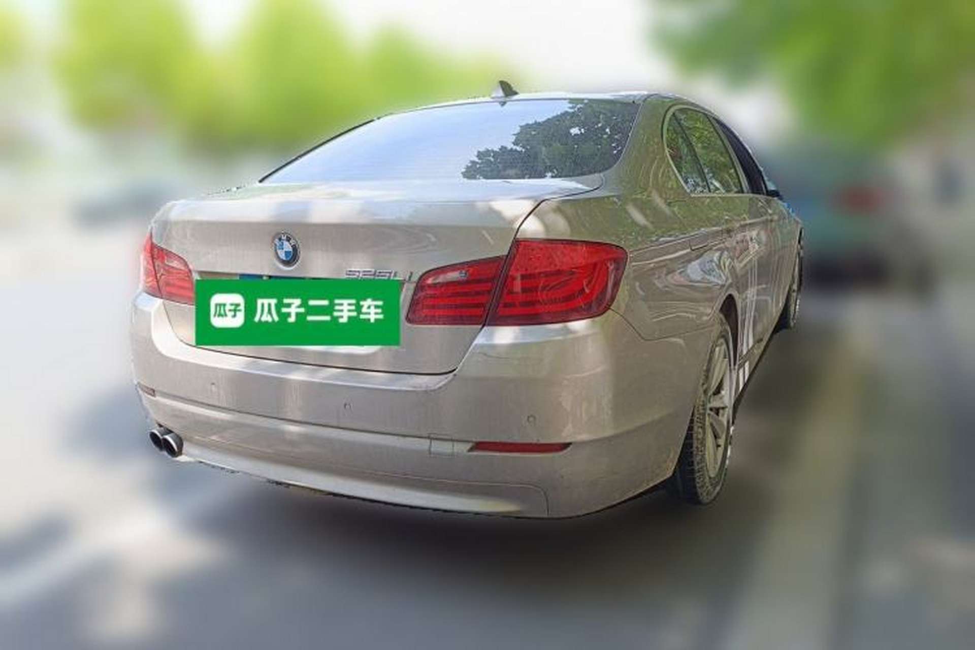 Used BMW 5 Series 2013 525Li Leading Model Rear Right 45 Deg