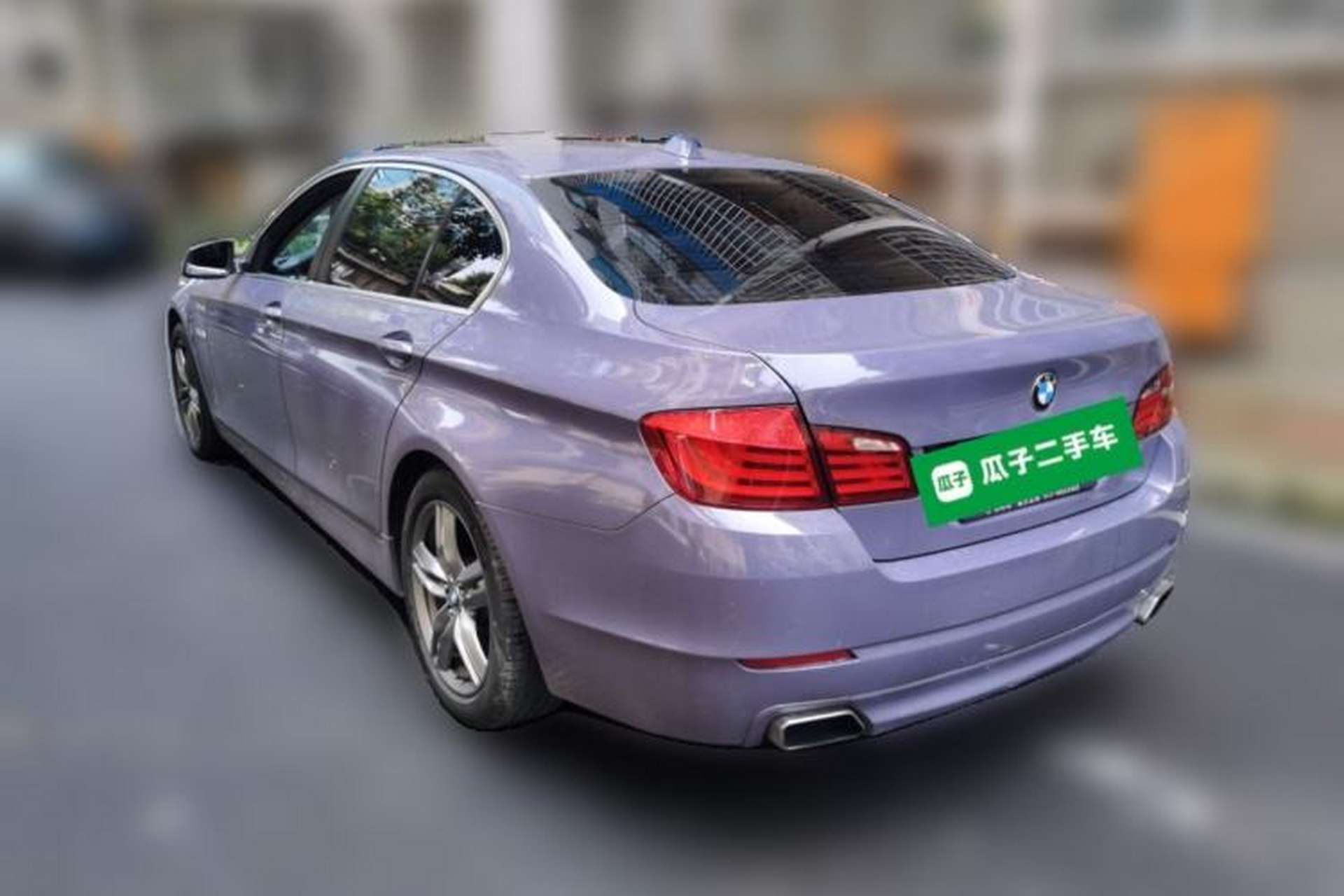 Used BMW 5 Series 2013 525Li Leading Model Rear Left 45 Deg