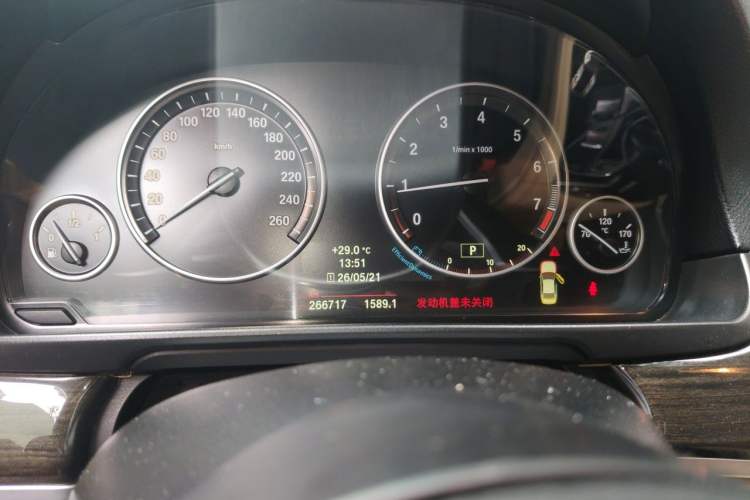 Used BMW 5 Series 2013 525Li Luxury Model Instrument Cluster