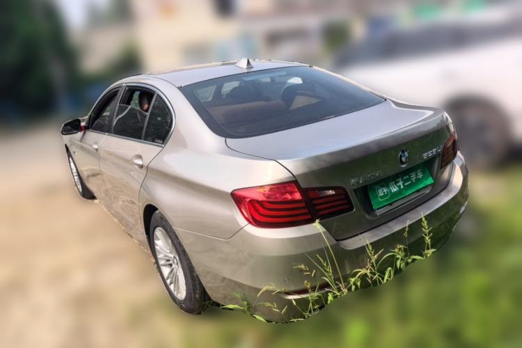 Used BMW 5 Series 2013 525Li Leading Model Rear Left 45 Deg