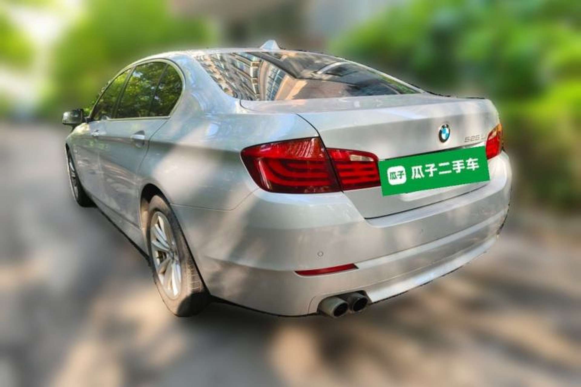 Used BMW 5 Series 2013 525Li Luxury Model Rear Left 45 Deg