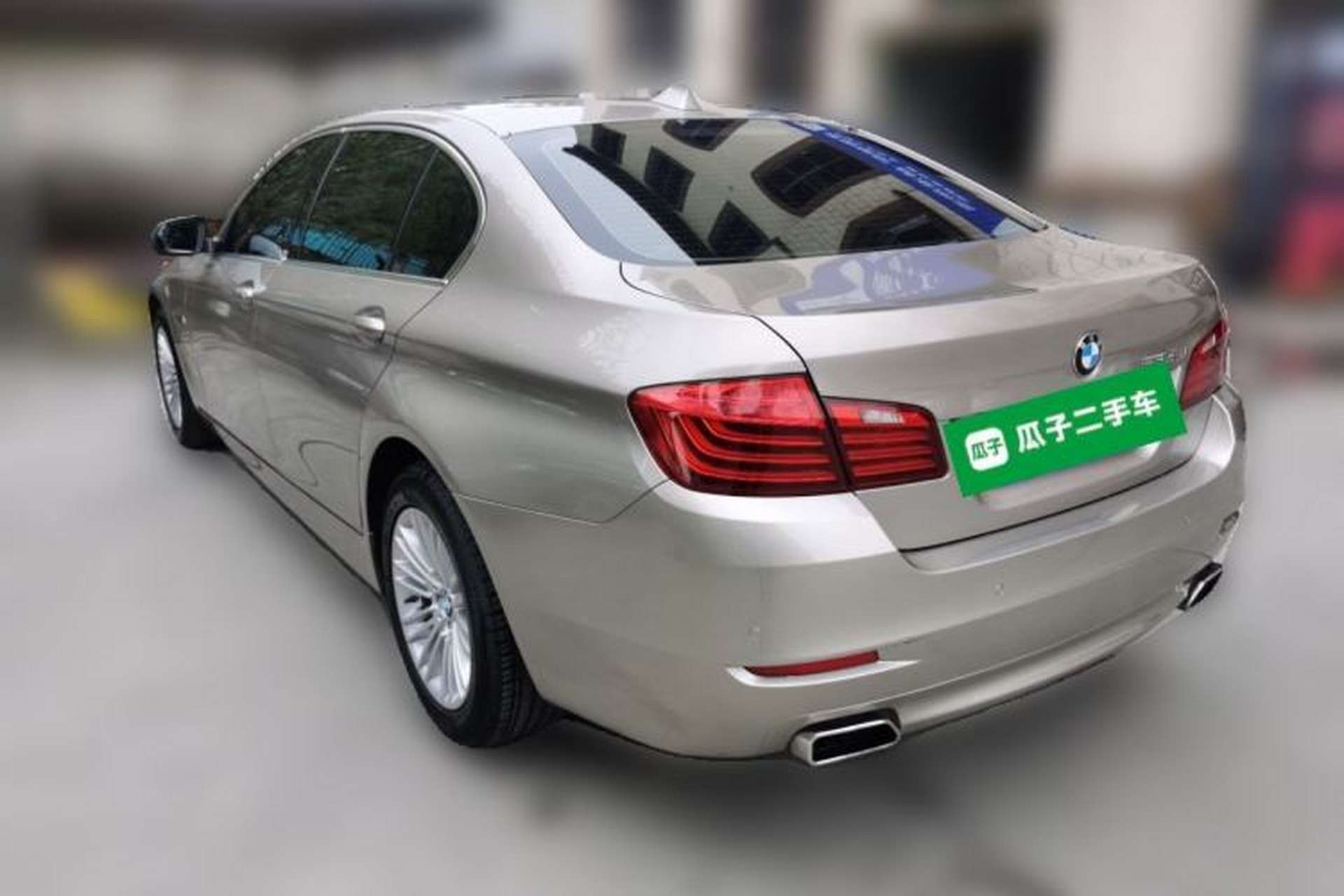 Used BMW 5 Series 2013 525Li Leading Model Rear Left 45 Deg