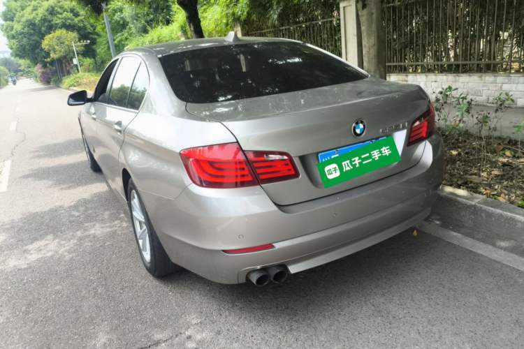 Used BMW 5 Series 2013 525Li Leading Model Rear Left 45 Deg