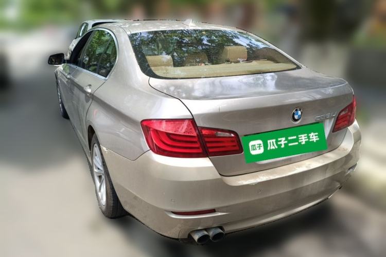 Used BMW 5 Series 2013 525Li Luxury Model Rear Left 45 Deg