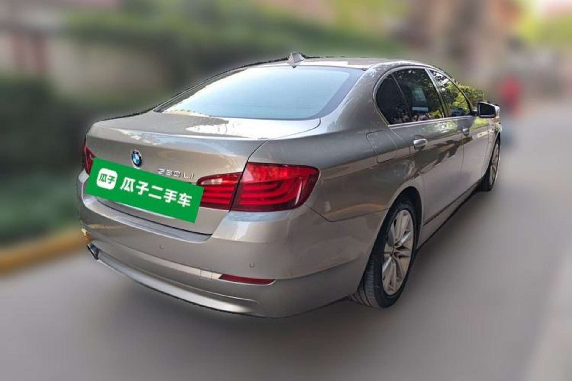 Used BMW 5 Series 2013 530Li Leading Model Rear Right 45 Deg