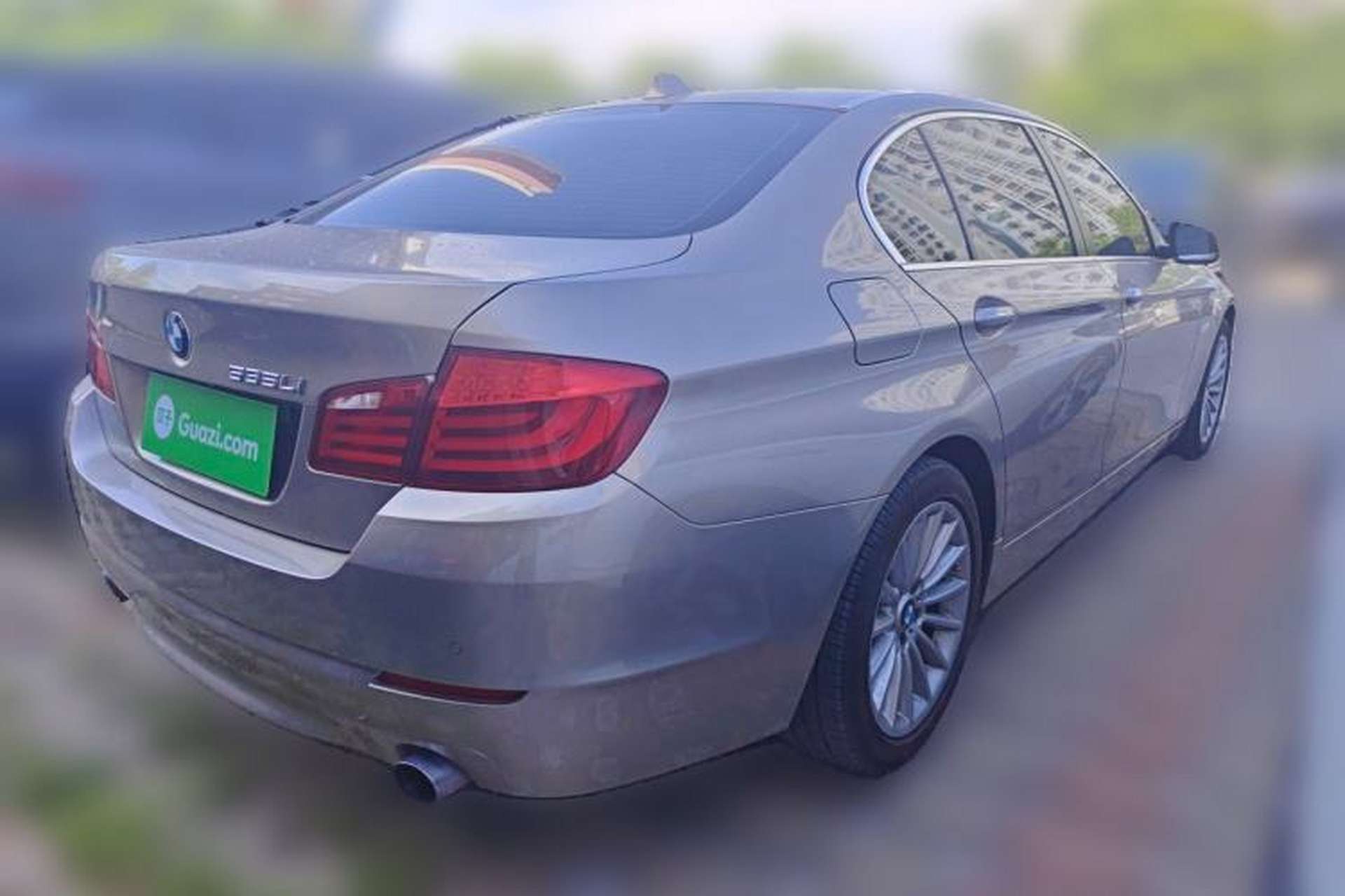 Used BMW 5 Series 2013 535Li Leading Model Rear Right 45 Deg