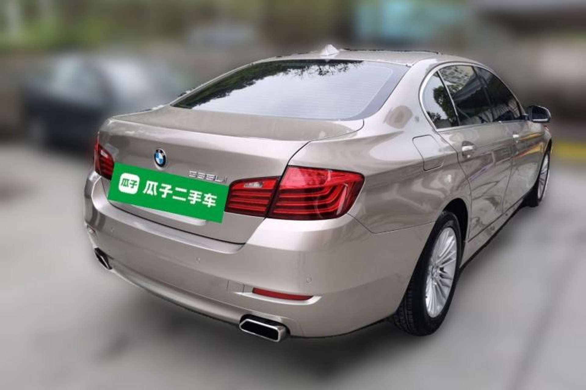 Used BMW 5 Series 2013 525Li Leading Model Rear Right 45 Deg
