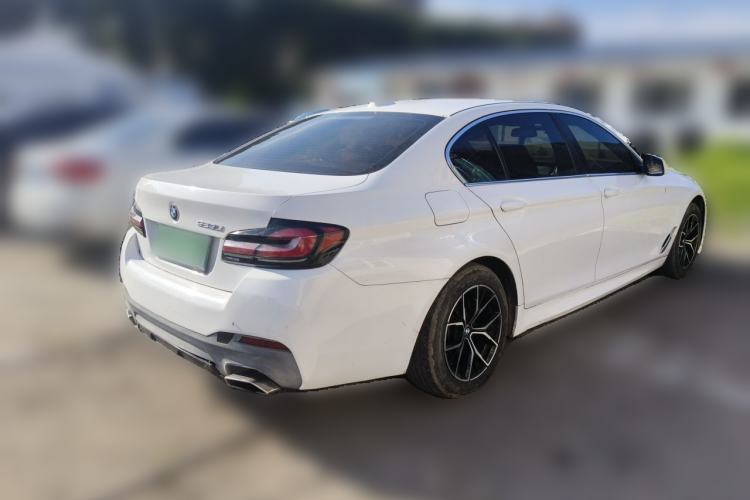Used BMW 5 Series 2013 525Li Leading Model Rear Right 45 Deg