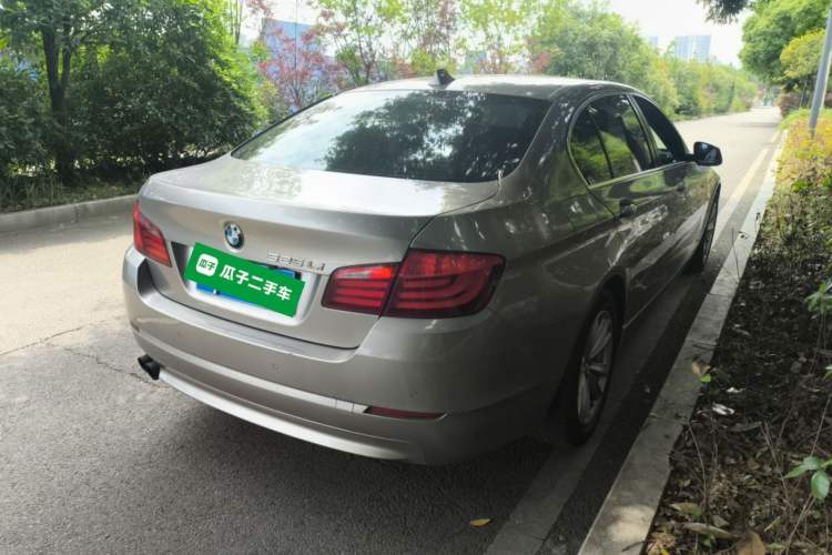 Used BMW 5 Series 2013 525Li Leading Model Rear Right 45 Deg