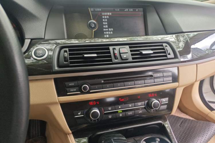Used BMW 5 Series 2013 530Li Leading Model Audio And AC Panel