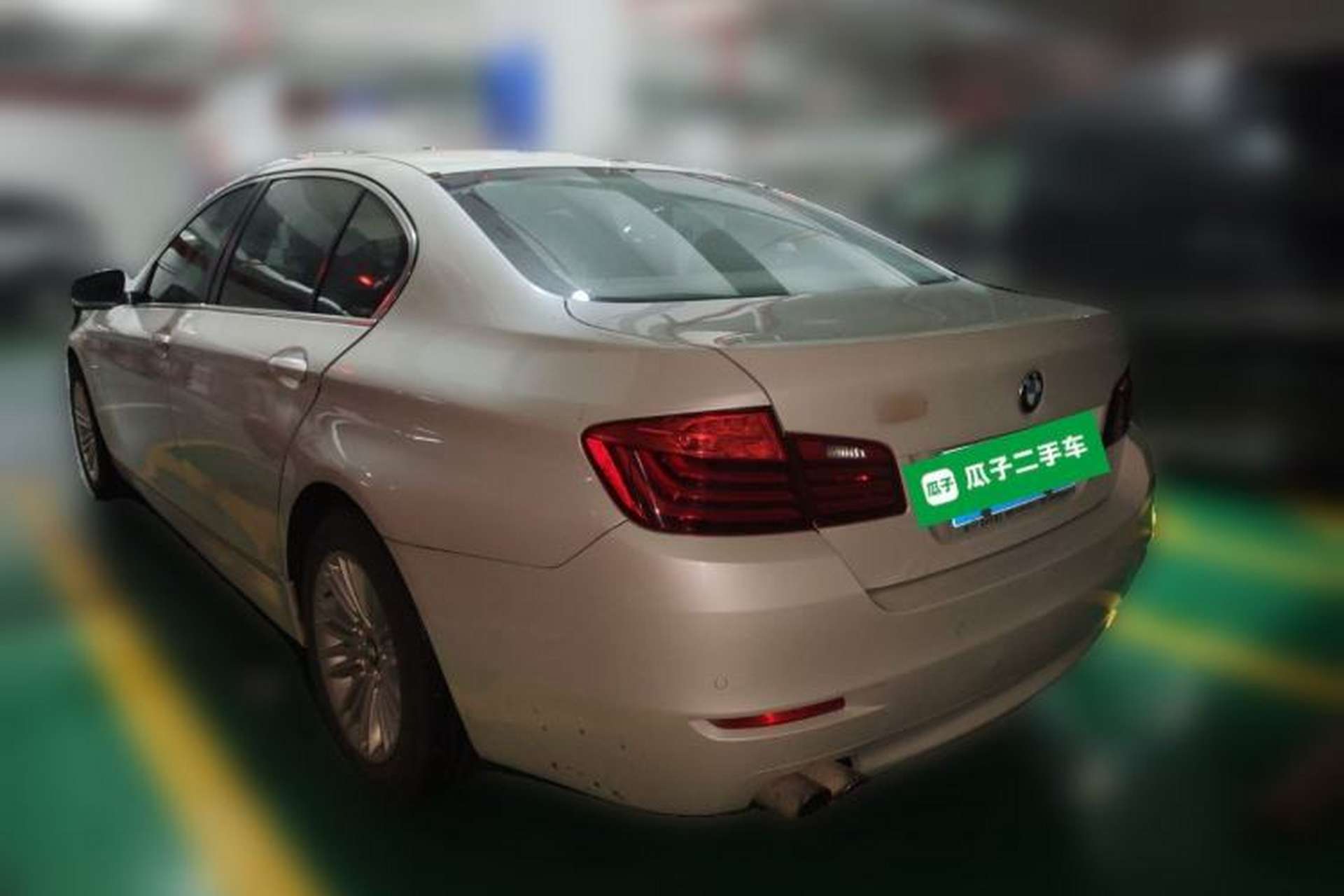 Used BMW 5 Series 2013 525Li Leading Model Rear Left 45 Deg