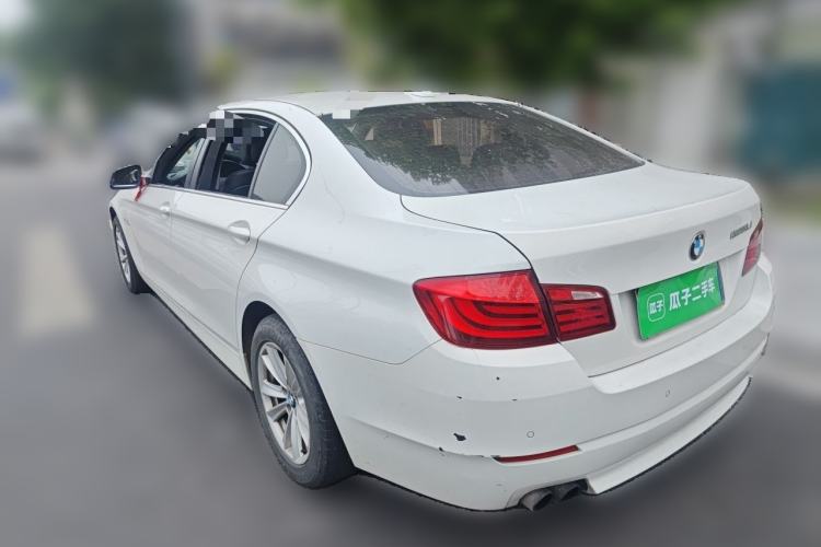 Used BMW 5 Series 2013 525Li Luxury Model Rear Left 45 Deg