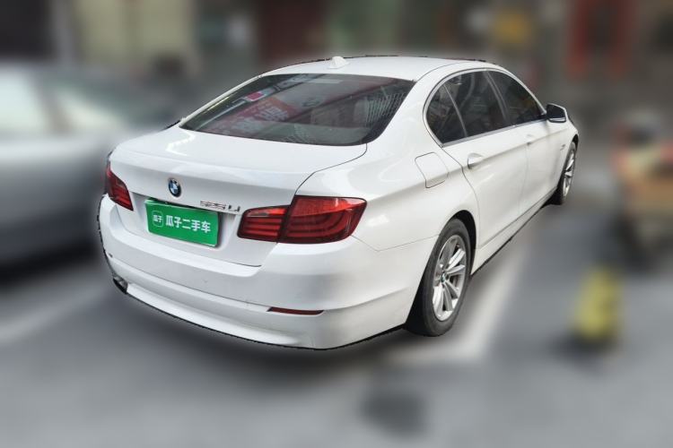 Used BMW 5 Series 2013 525Li Leading Model Rear Right 45 Deg