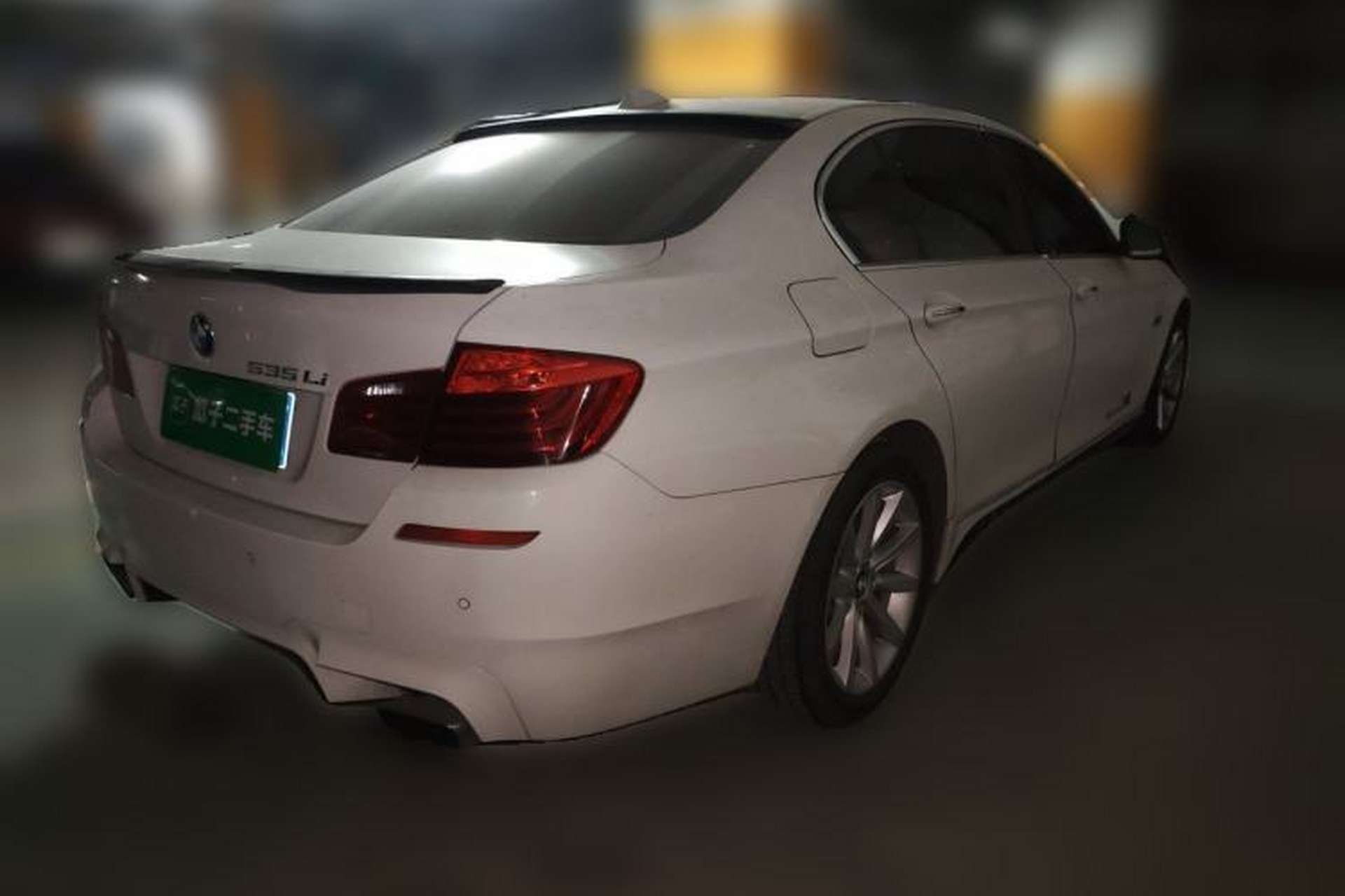 Used BMW 5 Series 2013 535Li Leading Model Rear Right 45 Deg