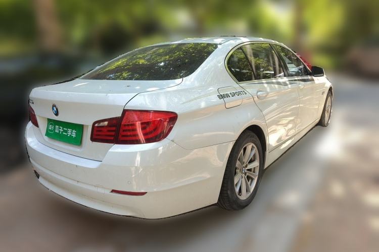 Used BMW 5 Series 2013 525Li Leading Model Rear Right 45 Deg
