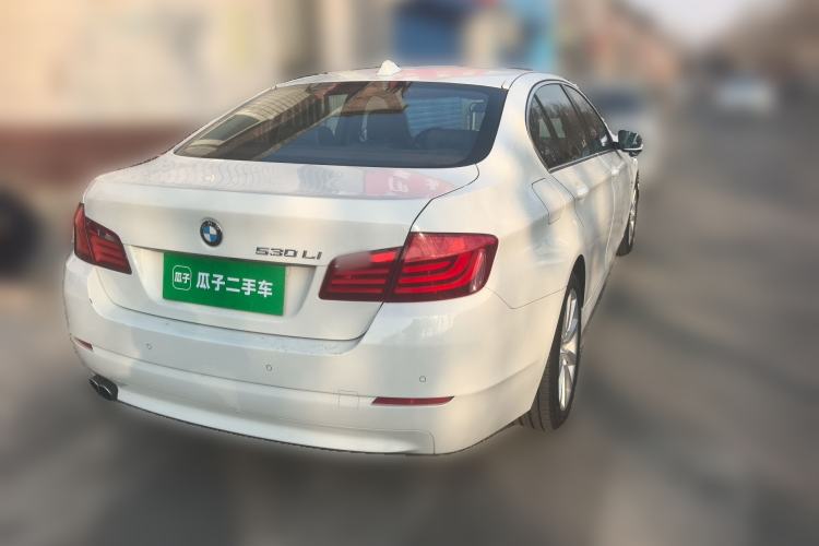 Used BMW 5 Series 2013 530Li Leading Model Rear Right 45 Deg