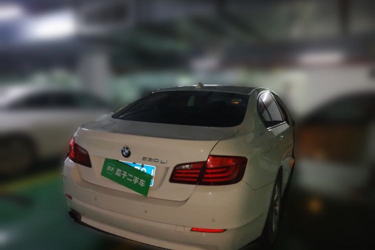 Used BMW 5 Series 2013 525Li Luxury Model Rear Right 45 Deg
