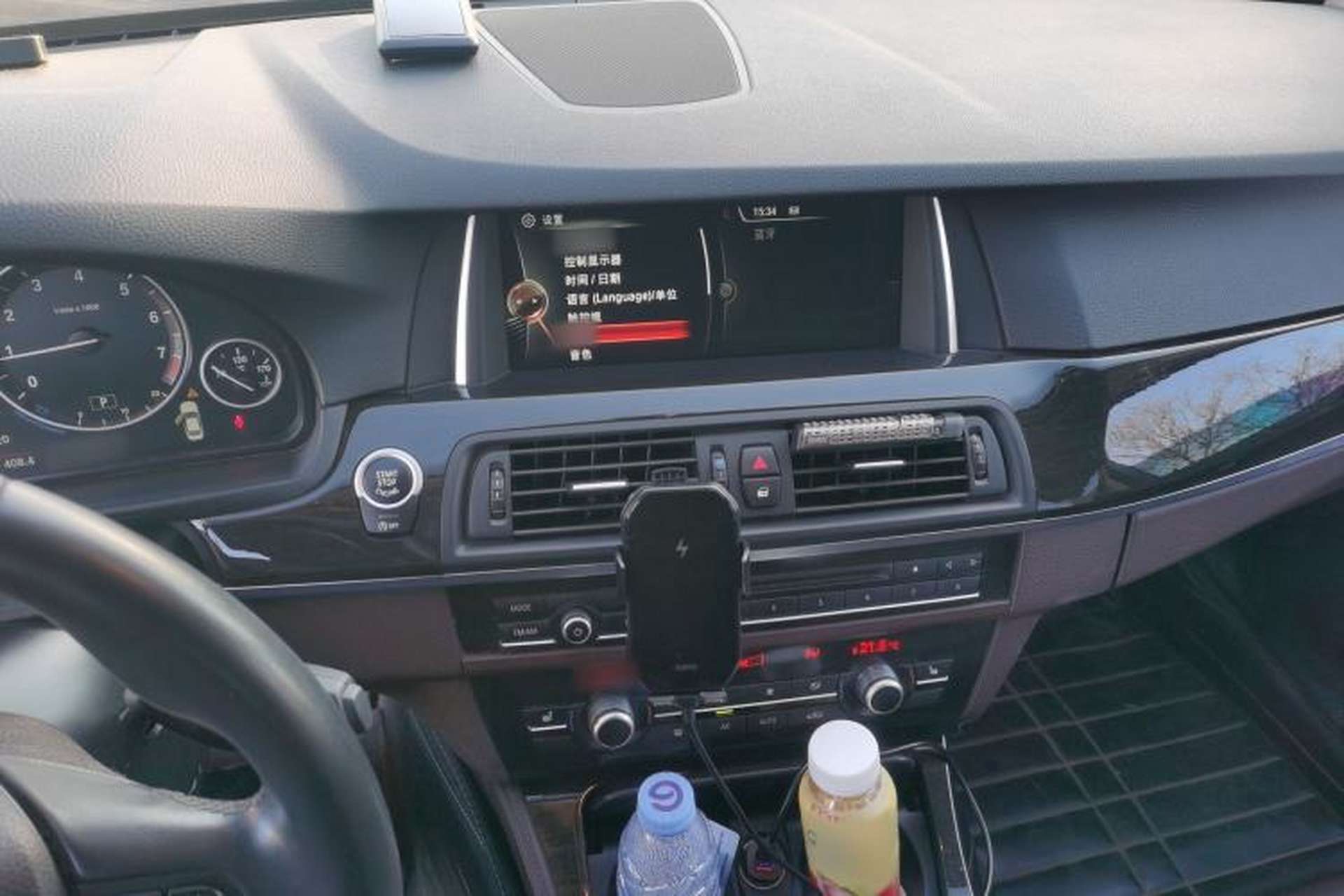 Used BMW 5 Series 2014 525Li Luxury Design Package Audio And AC Panel
