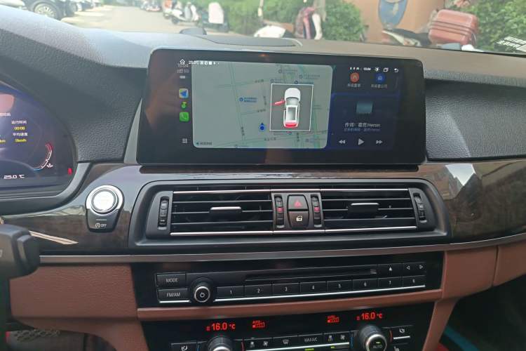 Used BMW 5 Series 2014 528Li Leading Model Audio And AC Panel