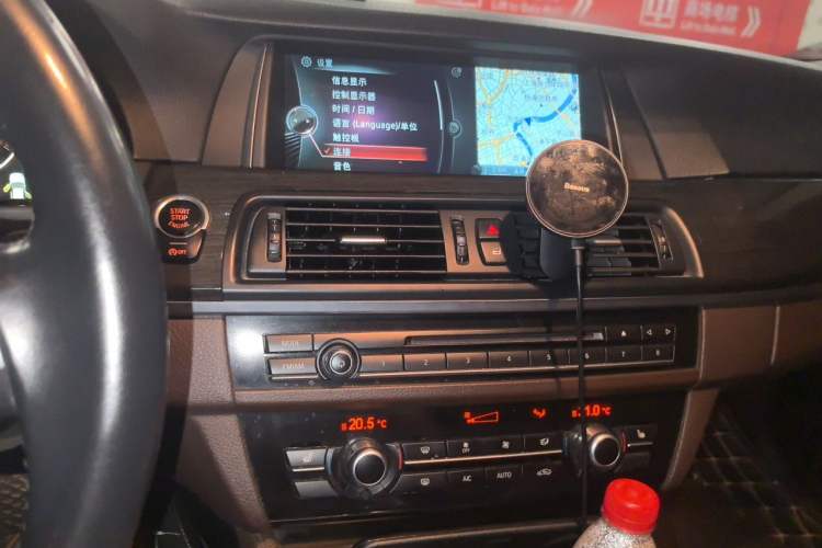 Used BMW 5 Series 2014 525Li Luxury Design Package Audio And AC Panel