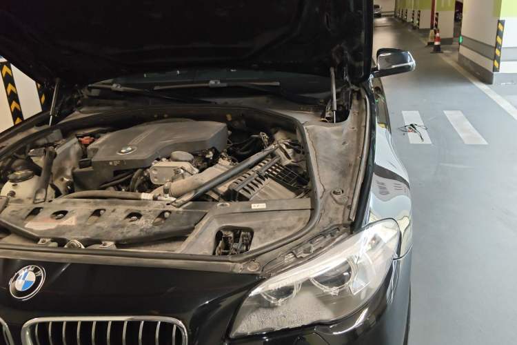 Used BMW 5 Series 2014 525Li Luxury Design Package Engine Bay Left