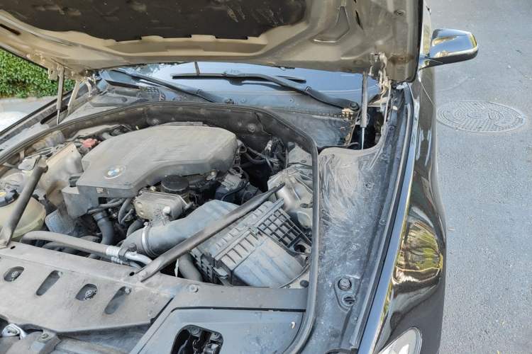 Used BMW 5 Series 2014 525Li Luxury Design Package Engine Bay Left