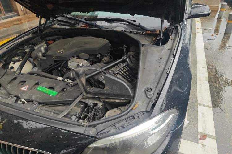Used BMW 5 Series 2014 525Li Luxury Design Package Engine Bay Left