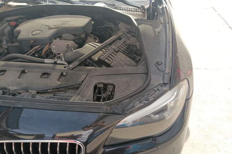 Used BMW 5 Series 2014 525Li Luxury Design Package Engine Bay Left