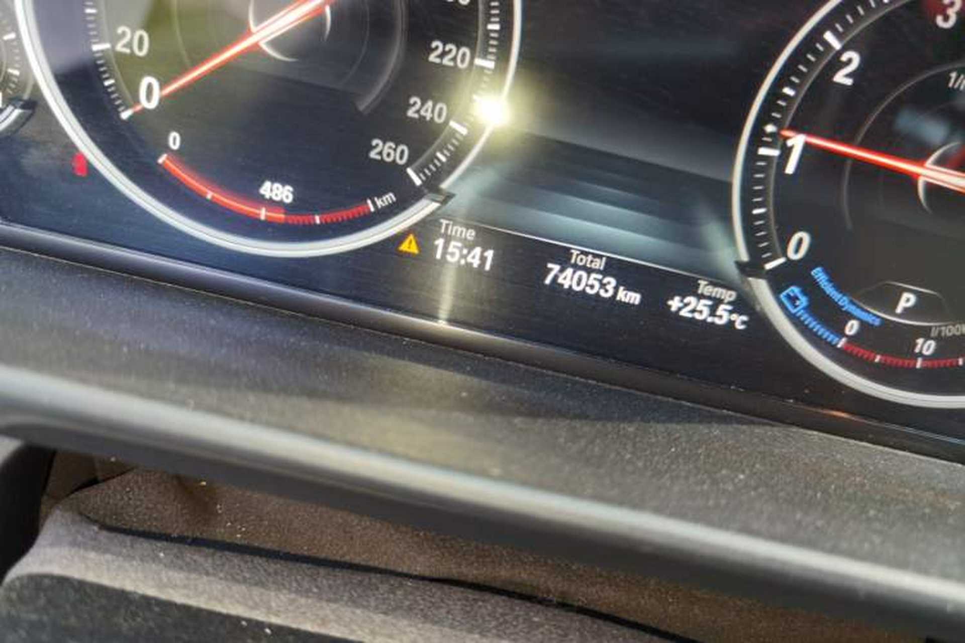 Used BMW 5 Series 2014 525Li Luxury Design Package Odometer Close Up