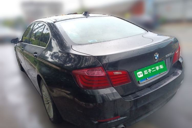 Used BMW 5 Series 2014 525Li Leading Model Rear Left 45 Deg