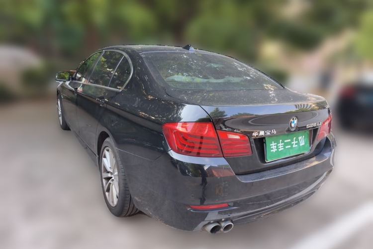 Used BMW 5 Series 2014 528Li Leading Model Rear Left 45 Deg